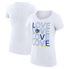 Golden State Warriors G-III 4Her by Carl Banks Women's Super-Slim Fit Lightweight Basketball Love T-Shirt sale