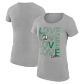 Boston Celtics G-III 4Her by Carl Banks Women's Super-Slim Fit Lightweight Basketball Love T-Shirt