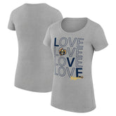 Denver Nuggets G-III 4Her by Carl Banks Women's Super-Slim Fit Lightweight Basketball Love T-Shirt sale