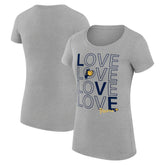 Indiana Pacers G-III 4Her by Carl Banks Women's Super-Slim Fit Lightweight Basketball Love T-Shirt