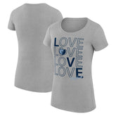 Memphis Grizzlies G-III 4Her by Carl Banks Women's Super-Slim Fit Lightweight Basketball Love T-Shirt