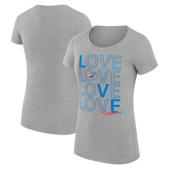 Oklahoma City Thunder G-III 4Her by Carl Banks Women's Super-Slim Fit Lightweight Basketball Love T-Shirt
