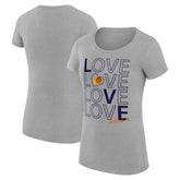 Phoenix Suns G-III 4Her by Carl Banks Women's Super-Slim Fit Lightweight Basketball Love T-Shirt