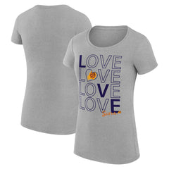 Phoenix Suns G-III 4Her by Carl Banks Women's Super-Slim Fit Lightweight Basketball Love T-Shirt