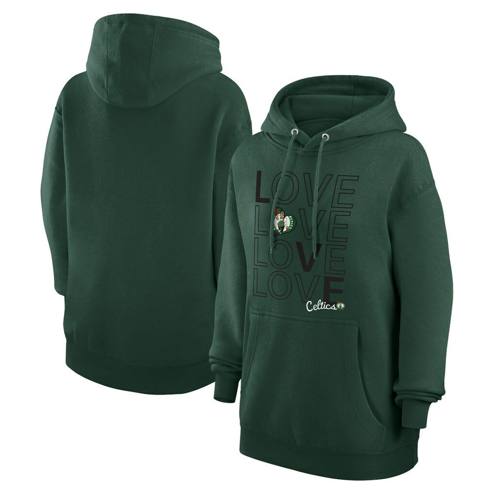 Boston Celtics G-III 4Her by Carl Banks Women's Basketball Love Fleece Pullover Hoodie