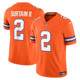 Patrick Surtain II Alternate Mile High Collection 1977 Throwback Vapor F.U.S.E. Limited Jersey - Denver Broncos Jerseys