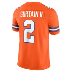 Patrick Surtain II Alternate Mile High Collection 1977 Throwback Vapor F.U.S.E. Limited Jersey - Denver Broncos Jerseys
