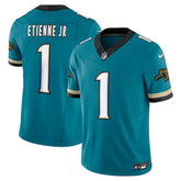 Travis Etienne Prowler Throwback Vapor F.U.S.E. Limited Jersey - Jacksonville Jaguars Jerseys
