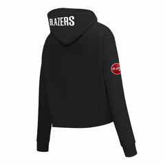 Portland Trail Blazers Pro Standard Women's 2023/24 City Edition Cropped Pullover Hoodie