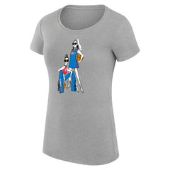 Oklahoma City Thunder G-III 4Her by Carl Banks Women's Super-Slim Fit Lightweight Basketball Girls T-Shirt
