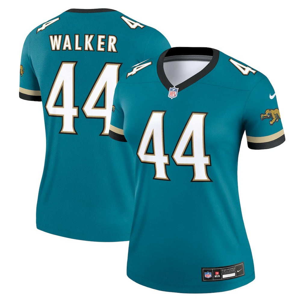 Travon Walker Women's Alternate Legend Player Performance Top - Jacksonville Jaguars Tops