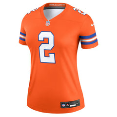 Patrick Surtain II Women's Alternate Legend Player Performance Top - Denver Broncos Tops