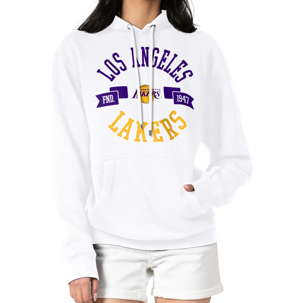Los Angeles Lakers G-III 4Her by Carl Banks Women's City Pullover Hoodie