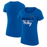 NHL St. Louis Blues G-III 4Her by Carl Banks Women's Super-Slim Fit Lightweight Team Sport T-Shirt