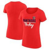 NHL Florida Panthers G-III 4Her by Carl Banks Women's Super-Slim Fit Lightweight Team Sport T-Shirt