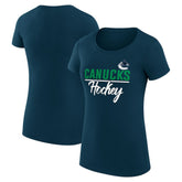 NHL Vancouver Canucks G-III 4Her by Carl Banks Women's Super-Slim Fit Lightweight Team Sport T-Shirt