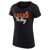 NHL Anaheim Ducks G-III 4Her by Carl Banks Women's Super-Slim Fit Lightweight Team Sport T-Shirt