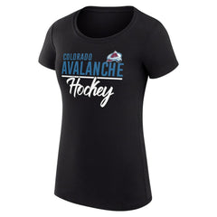 NHL Colorado Avalanche G-III 4Her by Carl Banks Women's Super-Slim Fit Lightweight Team Sport T-Shirt