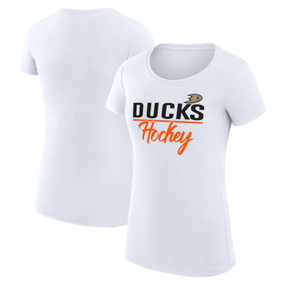 NHL Anaheim Ducks G-III 4Her by Carl Banks Women's Super-Slim Fit Lightweight Team Sport T-Shirt