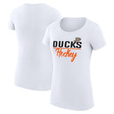 NHL Anaheim Ducks G-III 4Her by Carl Banks Women's Super-Slim Fit Lightweight Team Sport T-Shirt