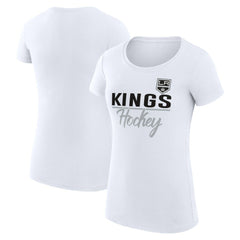 NHL Los Angeles Kings G-III 4Her by Carl Banks Women's Super-Slim Fit Lightweight Team Sport T-Shirt