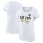 NHL Vegas Golden Knights G-III 4Her by Carl Banks Women's Super-Slim Fit Lightweight Team Sport T-Shirt