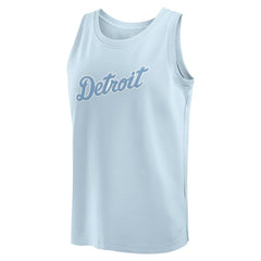 Light Blue Detroit Tigers Fanatics Elements Tank Top
