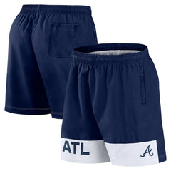 Navy Atlanta Braves Fanatics Elements Swim Shorts