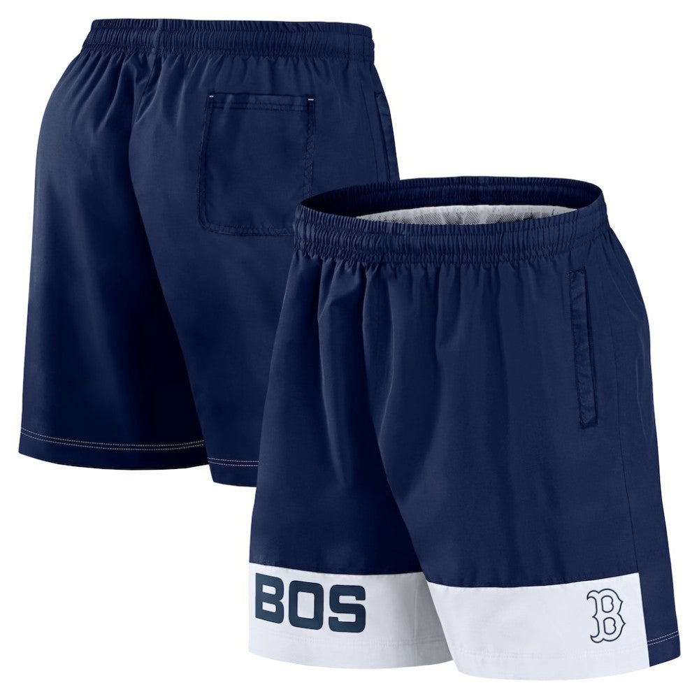 Navy Boston Red Sox Fanatics Elements Swim Shorts