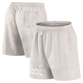 Cream Colorado Rockies Fanatics Elements Swim Shorts
