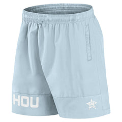 Light Blue Houston Astros Fanatics Elements Swim Shorts