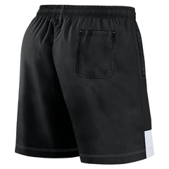 Black Los Angeles Dodgers Fanatics Elements Swim Shorts