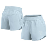 Light Blue Boston Red Sox Fanatics Women's Studio Woven Vibe Shorts