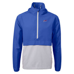 Cutter & Buck Charter Eco Recycled Anorak Half-Zip Jacket - Buffalo Bills Jackets