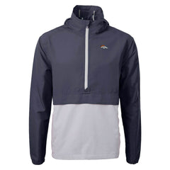 Cutter & Buck Charter Eco Recycled Anorak Half-Zip Jacket - Denver Broncos Jackets