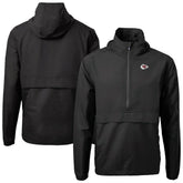 Cutter & Buck Charter Eco Recycled Anorak Half-Zip Jacket - Kansas City Chiefs Jackets