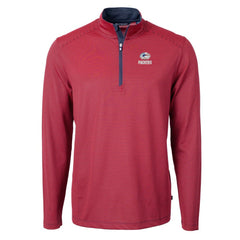 Cutter & Buck Virtue Eco Pique Micro Stripe Recycled Quarter-Zip Pullover Top - Green Bay Packers Pullover
