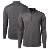 Cutter & Buck Virtue Eco Pique Micro Stripe Recycled Quarter-Zip Pullover Top - Indianapolis Colts Pullover