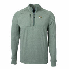 Cutter & Buck Adapt Eco Knit Quarter-Zip Pullover Top - Green Bay Packers Pullover