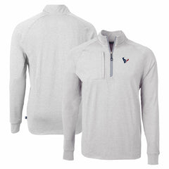 Cutter & Buck Adapt Eco Knit Quarter-Zip Pullover Top - Houston Texans Pullover