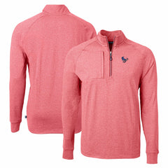Cutter & Buck Adapt Eco Knit Quarter-Zip Pullover Top - Houston Texans Pullover