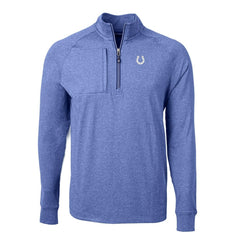 Cutter & Buck Adapt Eco Knit Quarter-Zip Pullover Top - Indianapolis Colts Pullover