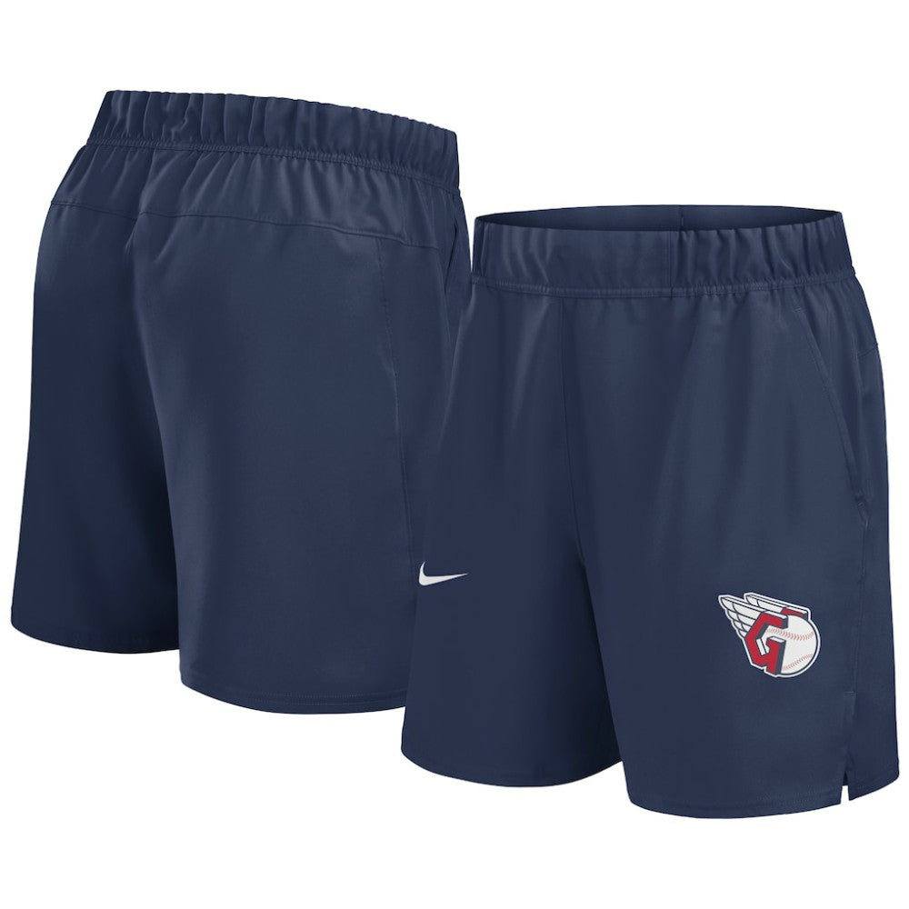 Navy Cleveland Guardians Nike Woven Victory Dri-FIT Shorts