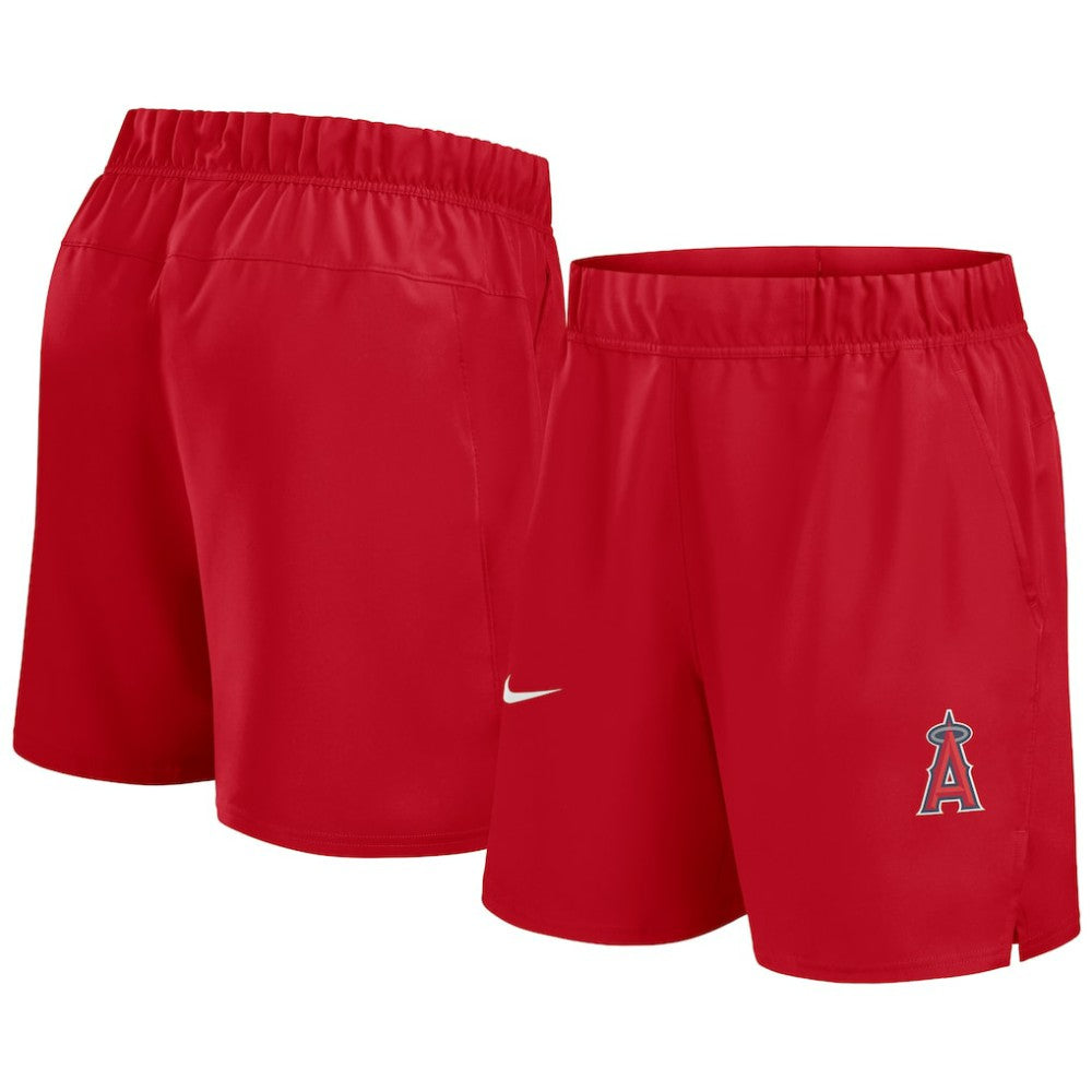 Red Los Angeles Angels Nike Woven Victory Dri-FIT Shorts