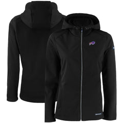 Cutter & Buck Women's Evoke Eco Softshell Recycled Full-Zip Hooded Jacket - Buffalo Bills Jackets
