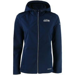 Cutter & Buck Women's Evoke Eco Softshell Recycled Full-Zip Jacket - Seattle Seahawks Jackets