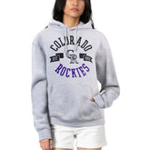 Heather Gray Colorado Rockies G-III 4Her by Carl Banks Women's City Graphic Pullover Hoodie