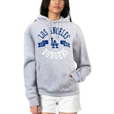 Heather Gray Los Angeles Dodgers G-III 4Her by Carl Banks Women's City Graphic Pullover Hoodie