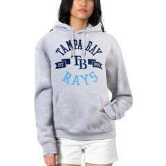 Heather Gray Tampa Bay Rays G-III 4Her by Carl Banks Women's City Graphic Pullover Hoodie