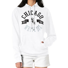 White Chicago White Sox G-III 4Her by Carl Banks Women's City Graphic Pullover Hoodie